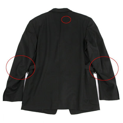 Yohji Yamamoto POUR HOMME Gabardine Side Jacket Black Size S