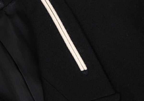 Yohji Yamamoto POUR HOMME Brushed Wool Jacket Black Size S