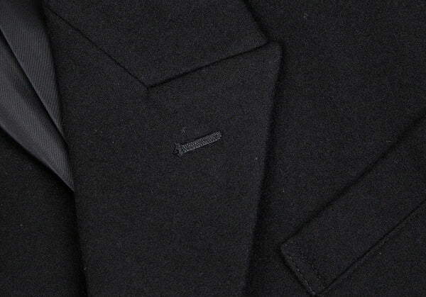 Yohji Yamamoto POUR HOMME Brushed Wool Jacket Black Size S