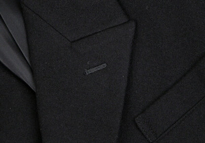 Yohji Yamamoto POUR HOMME Brushed Wool Jacket Black Size S