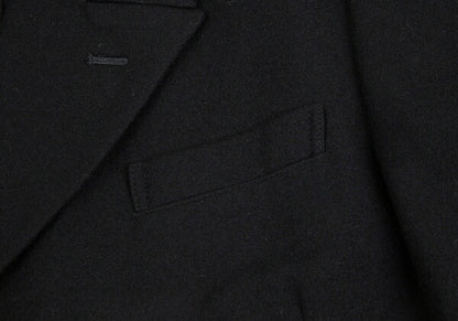 Yohji Yamamoto POUR HOMME Brushed Wool Jacket Black Size S