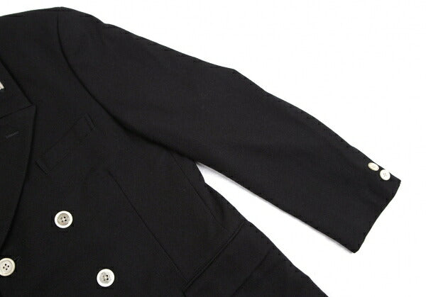 Yohji Yamamoto POUR HOMME Brushed Wool Jacket Black Size S