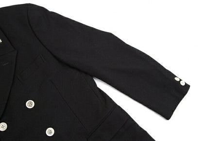 Yohji Yamamoto POUR HOMME Brushed Wool Jacket Black Size S