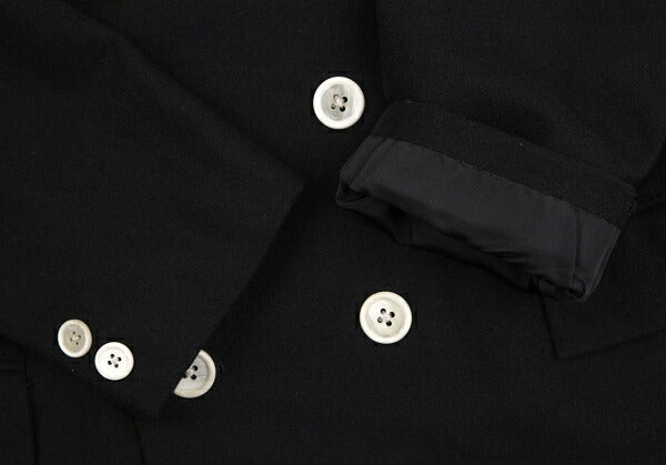 Yohji Yamamoto POUR HOMME Brushed Wool Jacket Black Size S
