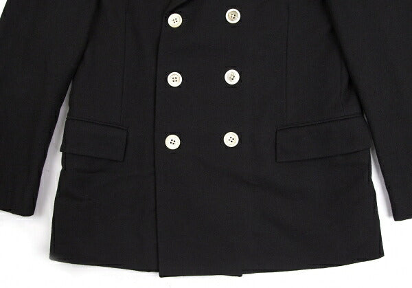 Yohji Yamamoto POUR HOMME Brushed Wool Jacket Black Size S