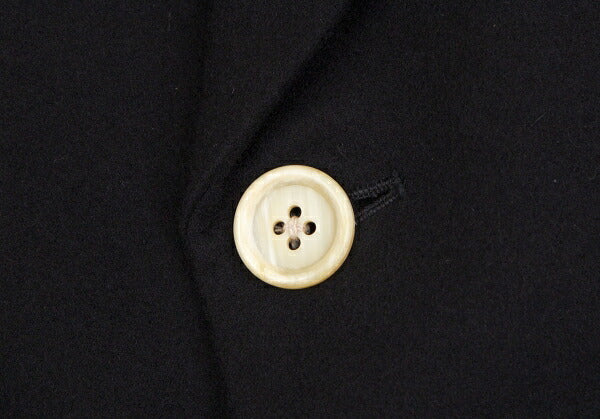 Yohji Yamamoto POUR HOMME Brushed Wool Jacket Black Size S