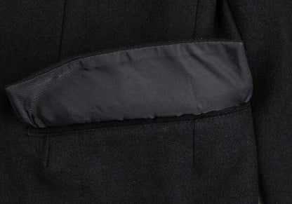 Yohji Yamamoto POUR HOMME Brushed Wool Jacket Black Size S