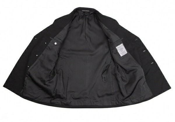 Yohji Yamamoto POUR HOMME Brushed Wool Jacket Black Size S
