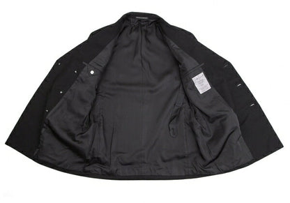 Yohji Yamamoto POUR HOMME Brushed Wool Jacket Black Size S
