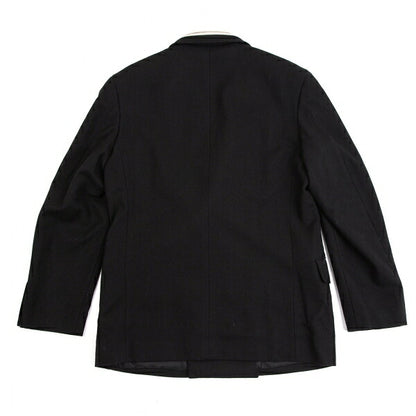 Yohji Yamamoto POUR HOMME Brushed Wool Jacket Black Size S