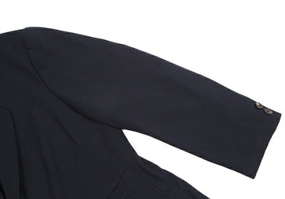 Yohji Yamamoto POUR HOMME Wool Gabardine Jacket Navy Size S