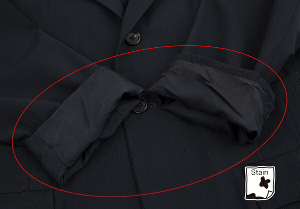 Yohji Yamamoto POUR HOMME Wool Gabardine Jacket Navy Size S