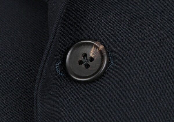 Yohji Yamamoto POUR HOMME Wool Gabardine Jacket Navy Size S