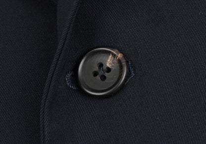 Yohji Yamamoto POUR HOMME Wool Gabardine Jacket Navy Size S