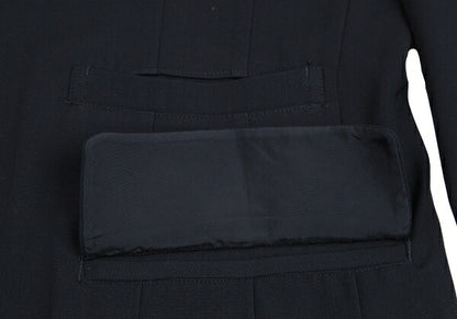 Yohji Yamamoto POUR HOMME Wool Gabardine Jacket Navy Size S