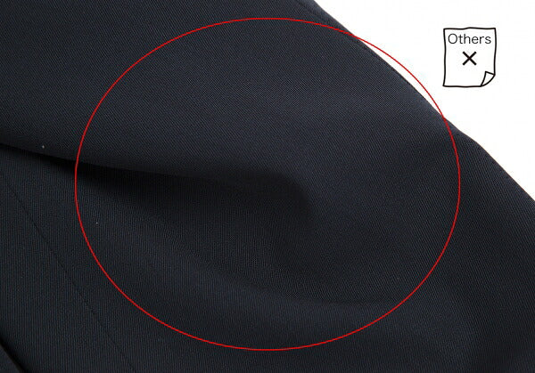 Yohji Yamamoto POUR HOMME Wool Gabardine Jacket Navy Size S