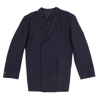 Yohji Yamamoto POUR HOMME Gabardine Jacket Navy Size M