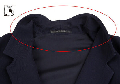 Yohji Yamamoto POUR HOMME Gabardine Jacket Navy Size M