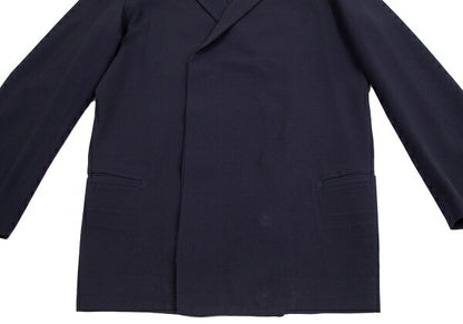 Yohji Yamamoto POUR HOMME Gabardine Jacket Navy Size M