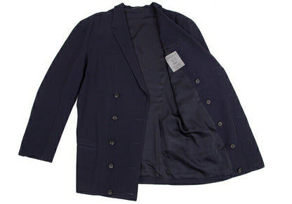 Yohji Yamamoto POUR HOMME Gabardine Jacket Navy Size M