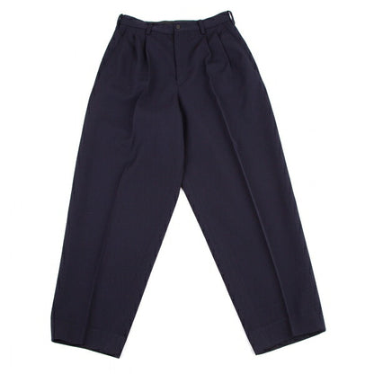 Yohji Yamamoto POUR HOMME Wool Gabardine Pants Navy Size S
