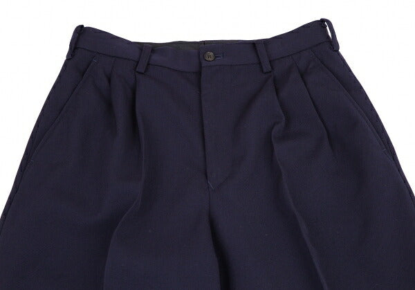 Yohji Yamamoto POUR HOMME Wool Gabardine Pants Navy Size S