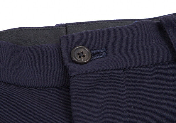 Yohji Yamamoto POUR HOMME Wool Gabardine Pants Navy Size S