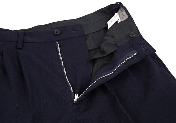 Yohji Yamamoto POUR HOMME Wool Gabardine Pants Navy Size S