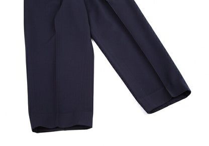Yohji Yamamoto POUR HOMME Wool Gabardine Pants Navy Size S