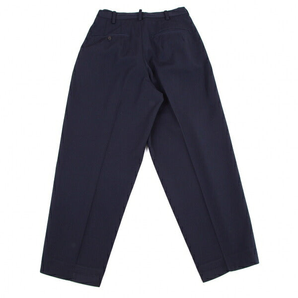 Yohji Yamamoto POUR HOMME Wool Gabardine Pants Navy Size S