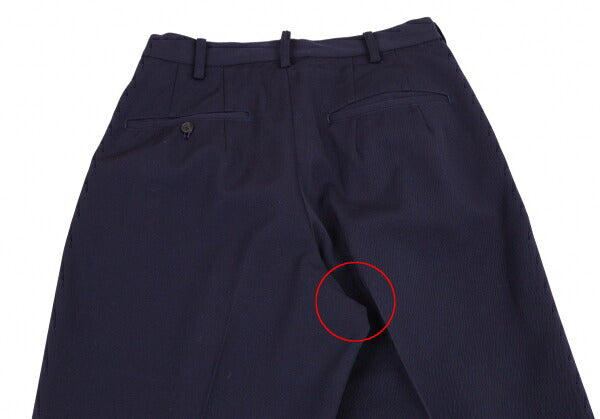 Yohji Yamamoto POUR HOMME Wool Gabardine Pants Navy Size S