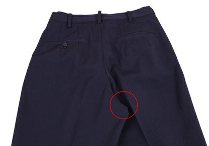 Yohji Yamamoto POUR HOMME Wool Gabardine Pants Navy Size S