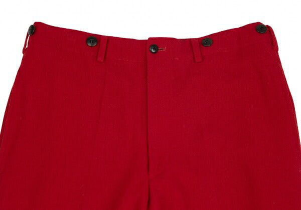 Yohji Yamamoto POUR HOMME Wool Nylon Pants Red Size S