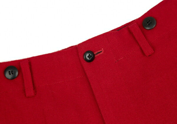 Yohji Yamamoto POUR HOMME Wool Nylon Pants Red Size S