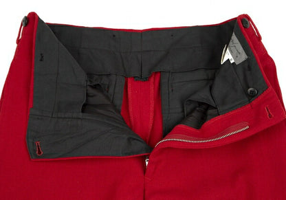 Yohji Yamamoto POUR HOMME Wool Nylon Pants Red Size S