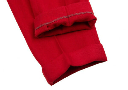 Yohji Yamamoto POUR HOMME Wool Nylon Pants Red Size S