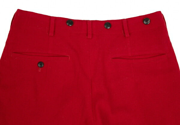 Yohji Yamamoto POUR HOMME Wool Nylon Pants Red Size S