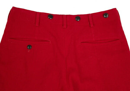 Yohji Yamamoto POUR HOMME Wool Nylon Pants Red Size S