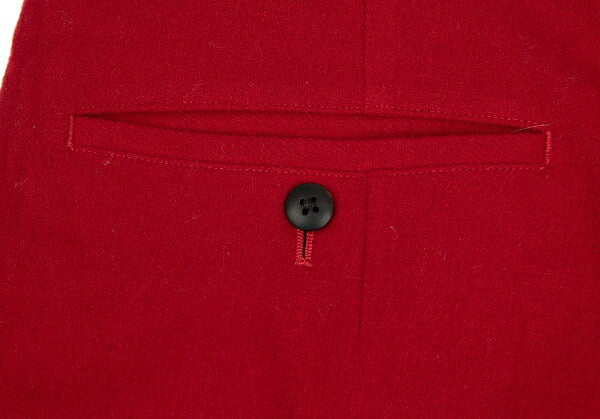 Yohji Yamamoto POUR HOMME Wool Nylon Pants Red Size S
