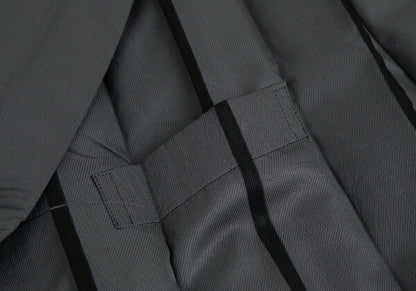 ISSEY MIYAKE Mesh Lined Pleated Jacket Gray Size M