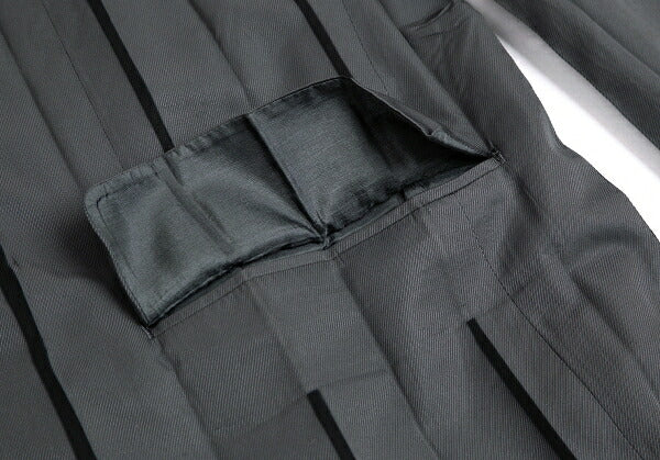 ISSEY MIYAKE Mesh Lined Pleated Jacket Gray Size M