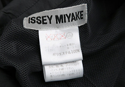 ISSEY MIYAKE Mesh Lined Pleated Jacket Gray Size M