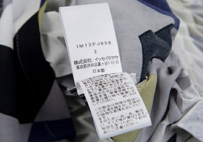 ISSEY MIYAKE 21SS Yagasuri Embossed Pleated Blouse Size 2