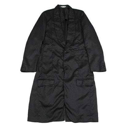 COMME des GARCONS HOMME PLUS Shawl Long Jacket Black Size S