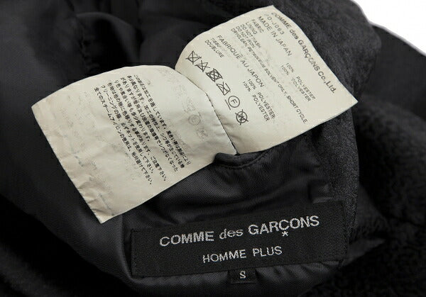 COMME des GARCONS HOMME PLUS Shawl Long Jacket Black Size S