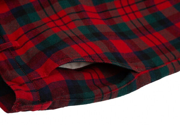 CDG HOMME PLUS 08AW Tartan Check Patch Pants Red Size SS