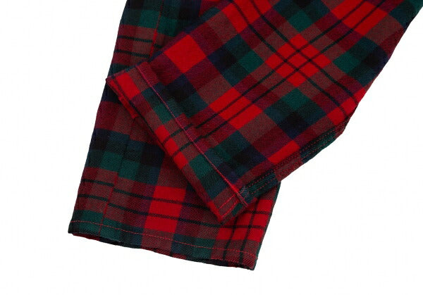 CDG HOMME PLUS 08AW Tartan Check Patch Pants Red Size SS