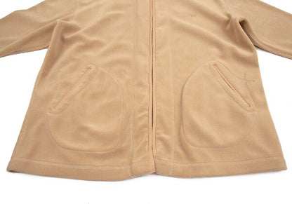 Papas Rhino Embroidered Fleece Varsity Jacket Beige Size L