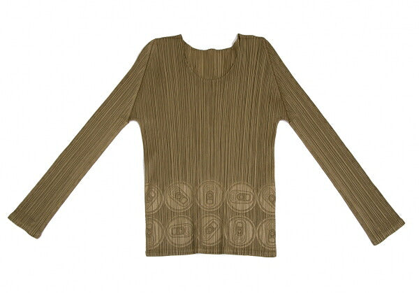 PLEATS PLEASE Can Pull Tab Embossed Top Gold Size 3