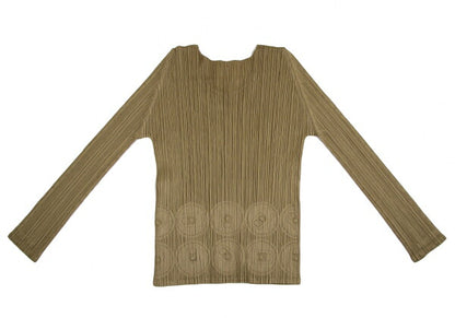 PLEATS PLEASE Can Pull Tab Embossed Top Gold Size 3